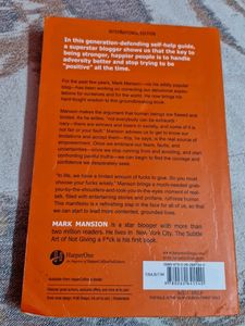 The Subtle Art Of Not Giving A F*ck Mark Manson