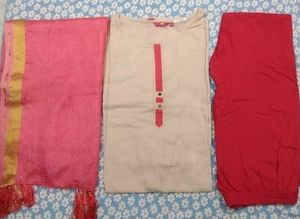 Cotton Kurta Set 3 Piece