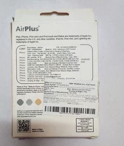 AirPlus AX-905-BLK 8 Pin Lightning to USB Cable for Smartphone - 3.3 Feet (1 Meter) (Black, Pack of 1)