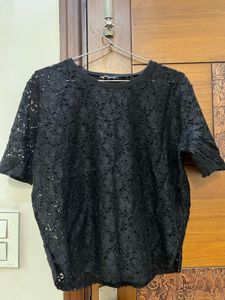 Black Lace Top