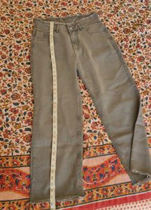 Denim Flared Grey Jeans