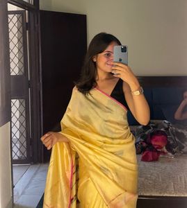 Elegant Yellow Saree