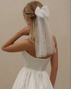 White Pearl Butterfly Bow