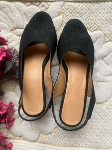 Black Slingback Heels