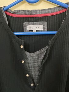 Villand (Japan) 40 Size Black Full Sleeve T shirt