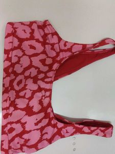 Pink Leopard Sports Bra
