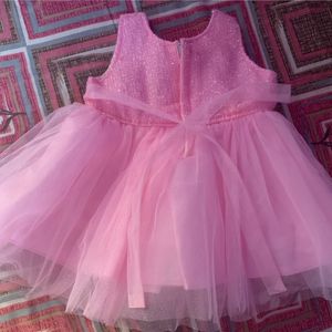 Pink Frock For Baby Girl