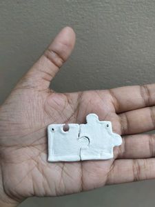 Puzzle Pair Keychain Set