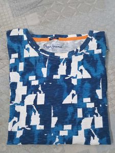 Blue Patterned T-Shirt (Pepe Jean&#39;s Of London)