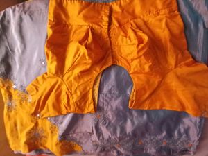 Dubble Colour Saaree With Blouse.