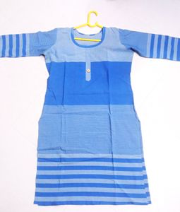 Blue color Stripted Design Kurta