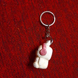 Cute Bunny Keychain