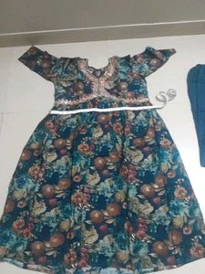 Aliya Cut 3 PC Set Aline Measurement In Pics