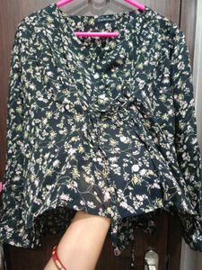 Beautiful Print Carft Hand Design Top 2XL