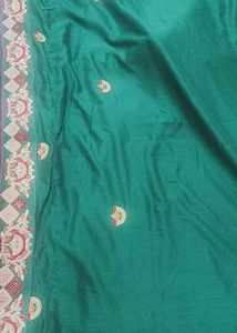 Green Embroidered Saree