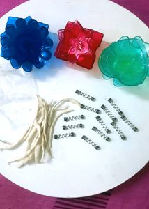 100% New Water Sencer Colorful Diya for Diwali