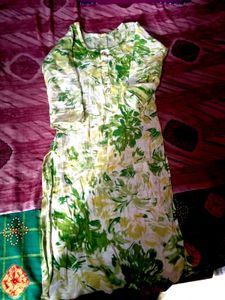 Floral Green Kurta