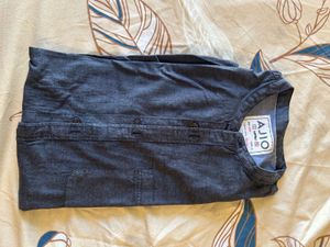AJIO Charcoal Grey Shirt