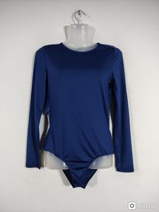 Shein Backless With Full Sleeves Bodysuit Top