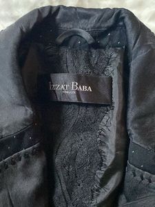 Jones Wear Black Polka Dot Blazer