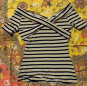 Faballey Striped Top