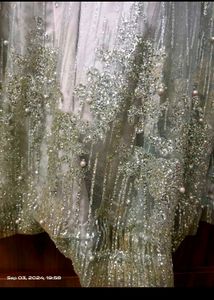 ❄️❄️❄️ Beautiful Silver Gown ❄️❄️❄️