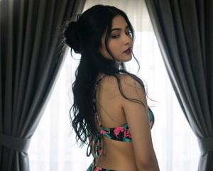 Floral Bikini Top 36D