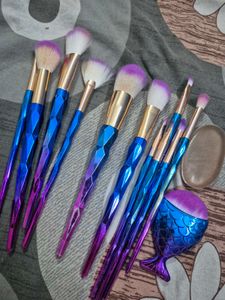 Mermaid Makeup Brush Set