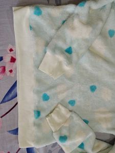 Pastel Polka Dot Fuzzy Sweater