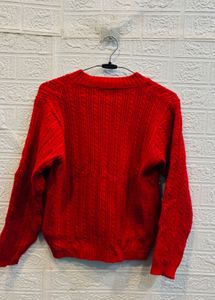 🇮🇹Italy Imported Red Button-Down Cardigan