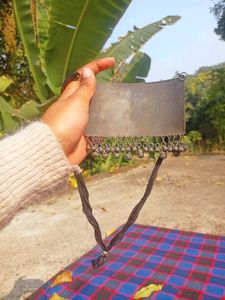 Handcrafted black polish Peacock Pendant Necklace