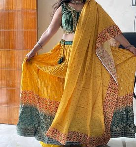 🔥 Haldi-Mahendi Designer Lahenga 🔥