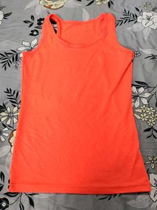 Neon Orange Tank Top