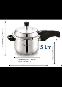 Stainless Steel 5 Liter Cooker