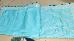 Cyan Colour With White Combination