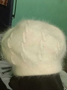 White Beret Hat