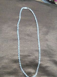 Silver Tone Chain Necklace