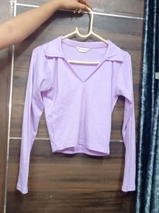 Lavender Full Sleeve Top