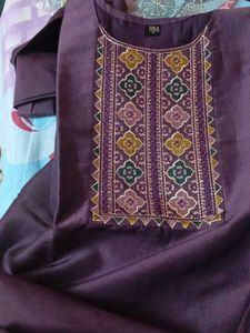 Elegant Embroidered Kurta