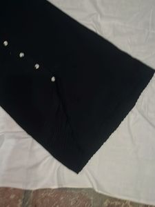 Black Button-Up dress