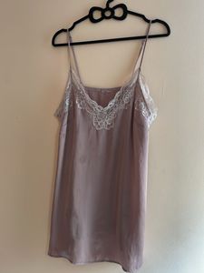Lace Trim Slip Dress