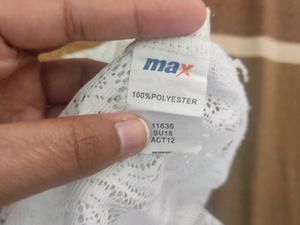 MAX, Women&#39;s Crop Top, Size M, White