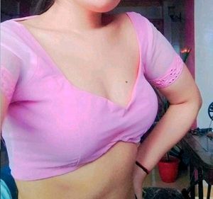 Padded Meesh Georgette Blouse