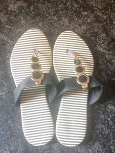 Striped Flip-Flops