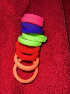Colorful Hair Ties - Set of Fun Accessories