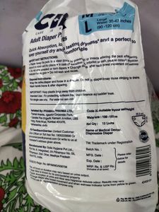 Adult Diaper Open And Pack Both Available