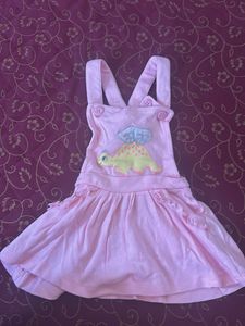 Cute Pink Dinosaur Dress