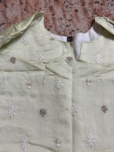 Real Chikankari Heavy Kurta