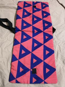 Pink &amp; Blue Geometric Crossbody Bag