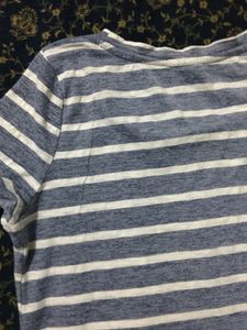 Striped Frill Top